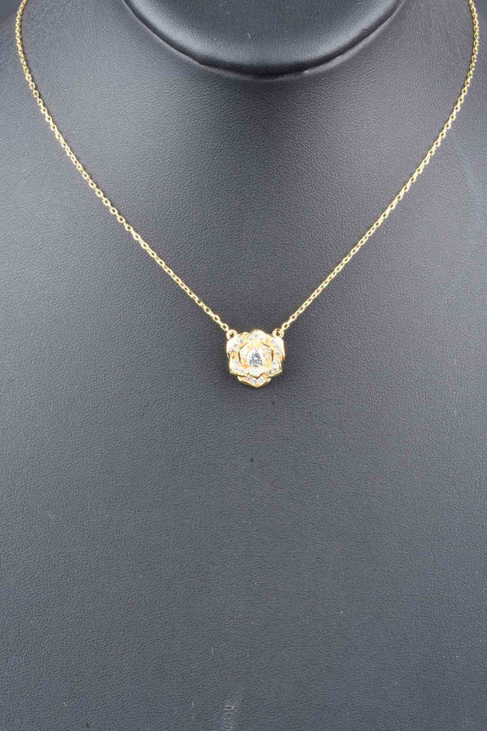 Sterling Handmade Designer Inspired Flower Necklace