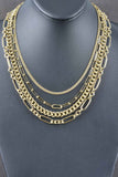 Italian 4-in-1 Draped Chains Necklace