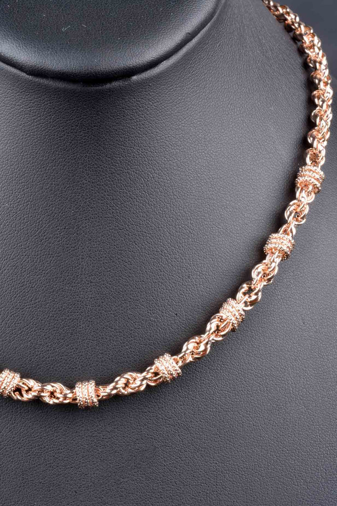 Italian Handmade Status Woven Rope Necklace