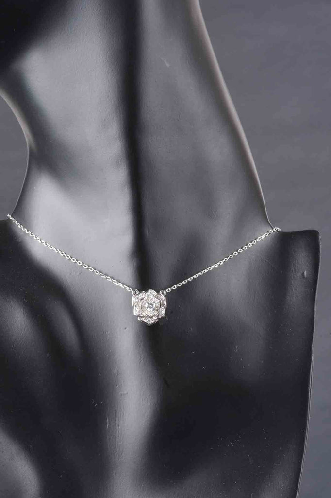 Sterling Handmade Designer Inspired Flower Necklace