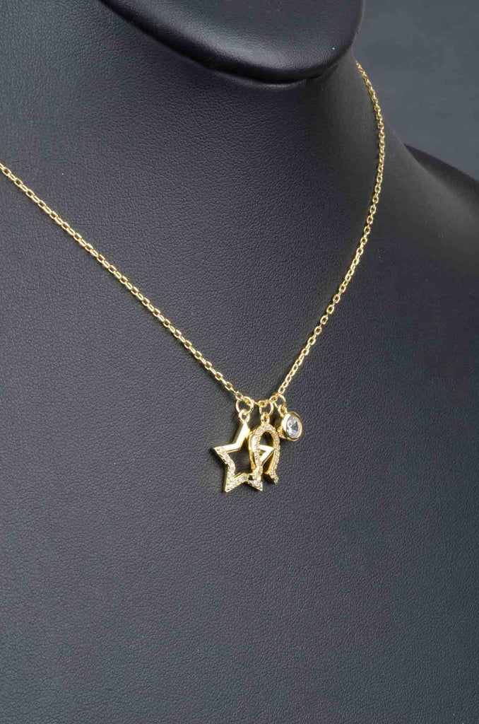 Handmade Triple Charm Necklace