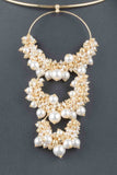 Florentine Triple Circle Grand Pendant Necklace