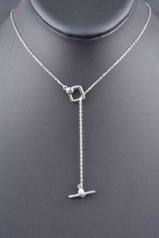 Fireworks Layered Chain and Tassel Necklace