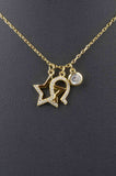 Handmade Triple Charm Necklace