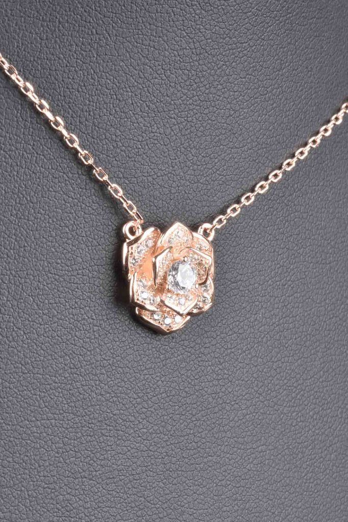 Sterling Handmade Designer Inspired Flower Necklace