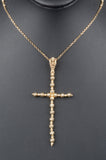 Florentine Handmade Ornate Beaded Cross Necklace
