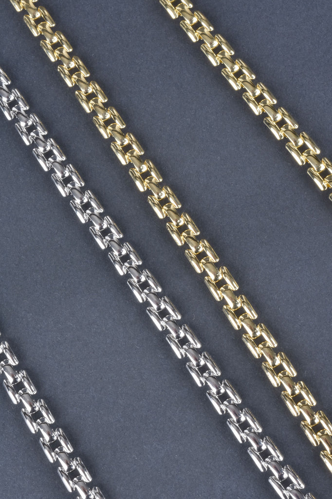 Italian Status Panther Link Necklace