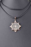 Special Edition Italian Caravelle Lire Coin Pendant with chain and Leather Cord, a Love Note