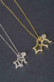 Handmade Triple Charm Necklace