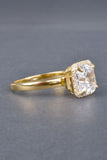 Handmade Asscher Cut Octagonal Band Ring