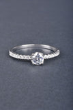 Handmade 2-In-1 Halo Border Ring with Pave Detail