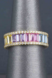 Handmade Multi-Color Eternity Ring