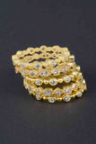 Set of 5 Couture Inspired Petite Mixed Stack Rings