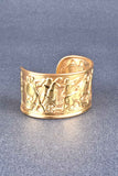 Handmade Florentine Cuff Bracelet From Renaissance Mold