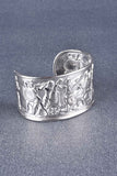Handmade Florentine Cuff Bracelet From Renaissance Mold