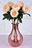 Set of 6 Real Touch Austin Rose Stems