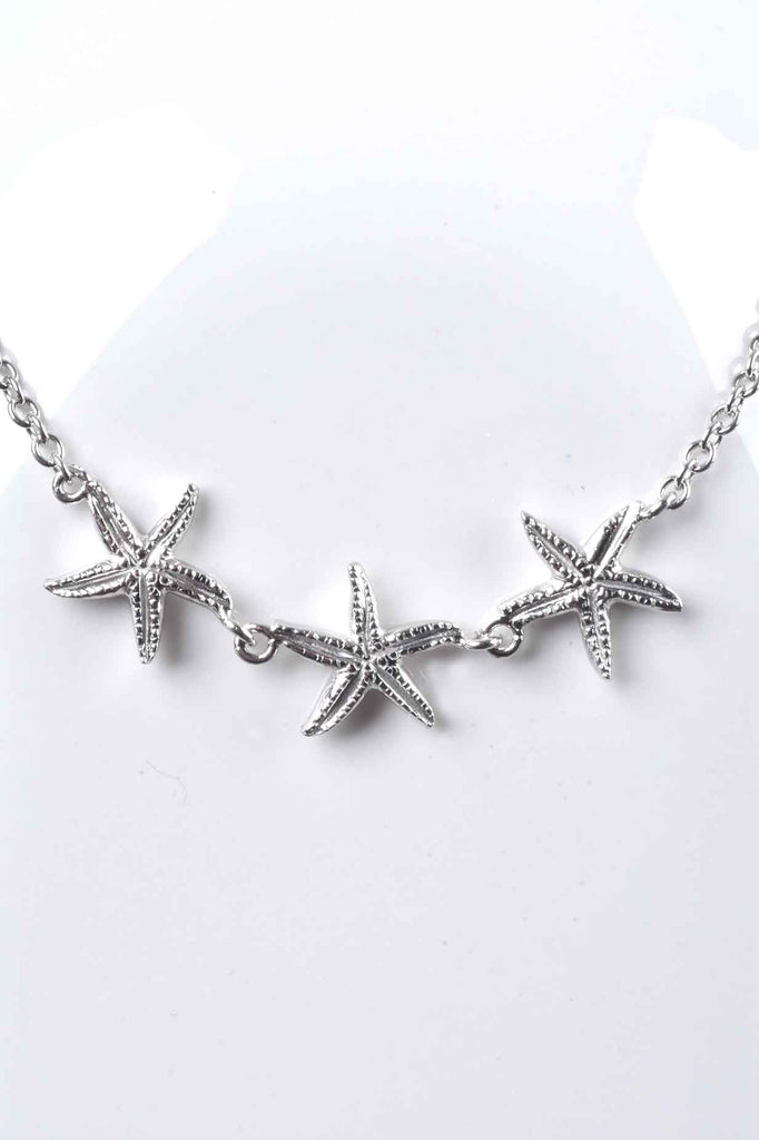 Triple Starfish Ankle Bracelet
