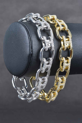 Fireworks Layered Chain and Tassel Necklace