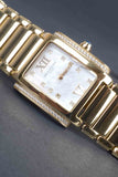 24 Hour Italian Luxury Watch, White Mother of Pearl Dial