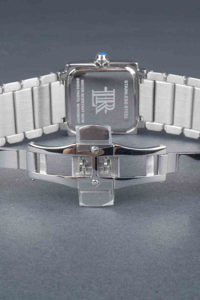 24 Hour Italian Luxury Watch, White Mother of Pearl Dial