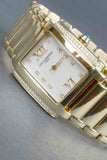 24 Hour Italian Luxury Watch, White Mother of Pearl Dial